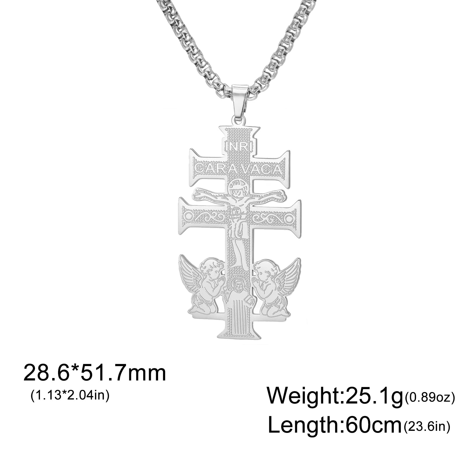 Collar Cruz de Caravaca Amulet
