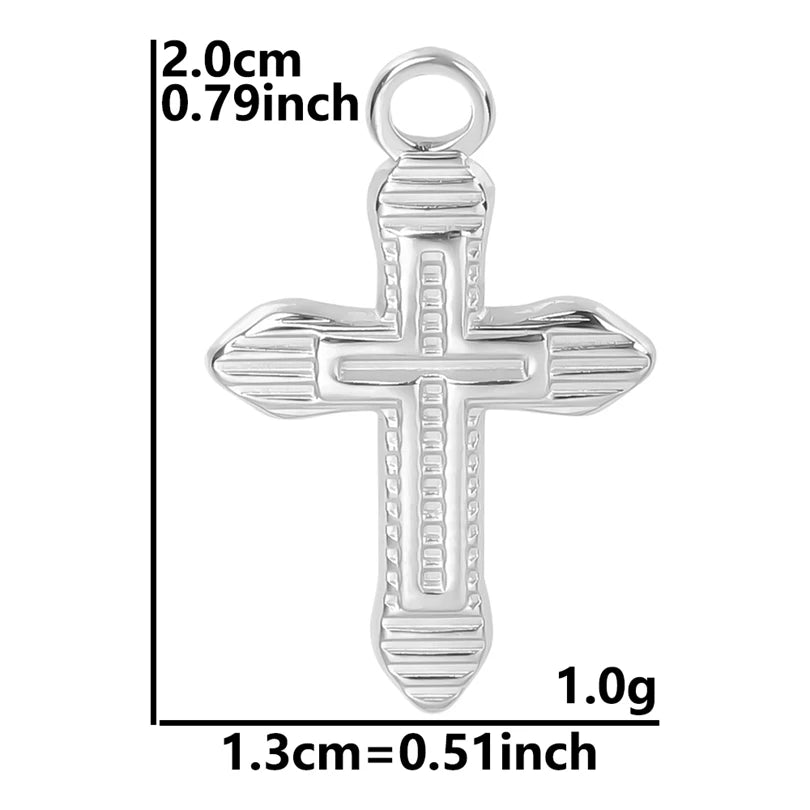 Set Collar o Pendientes Cruz
