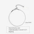 Pulsera Plana Herringbone Flat