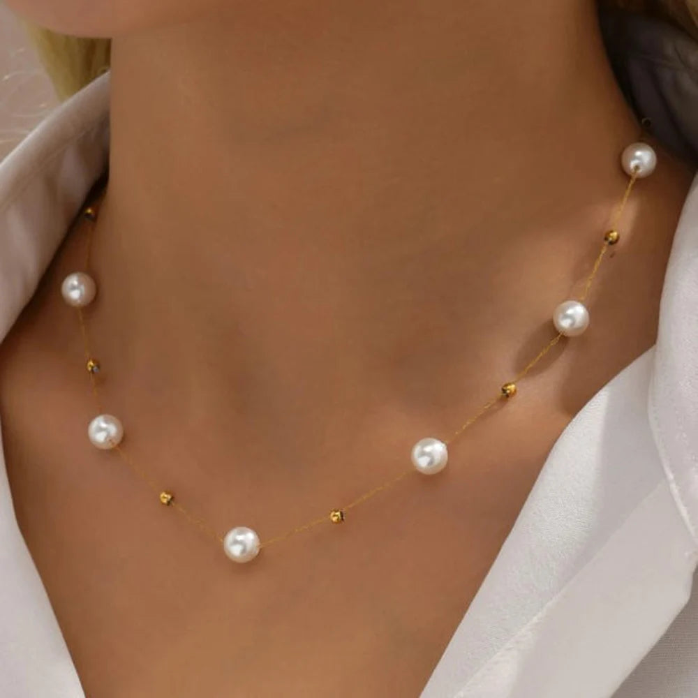 Collar Pearl Station Delicate