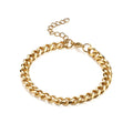 Pulsera Cadena Barbada Cuban Style