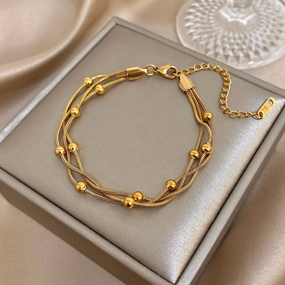 Pulsera Multihilo Bead Layer