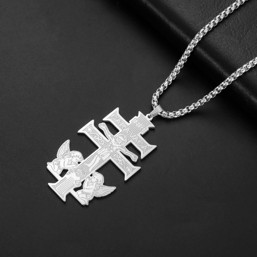 Collar Cruz de Caravaca Amulet