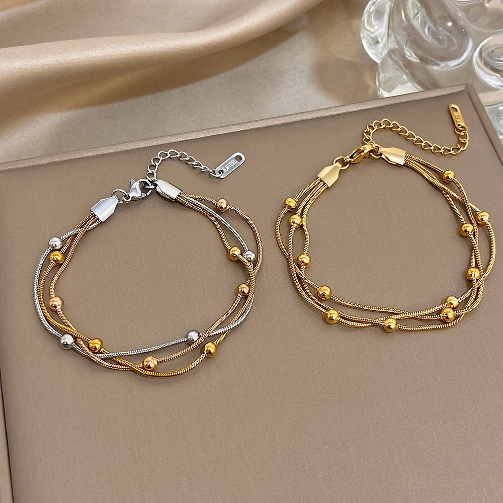 Pulsera Multihilo Bead Layer