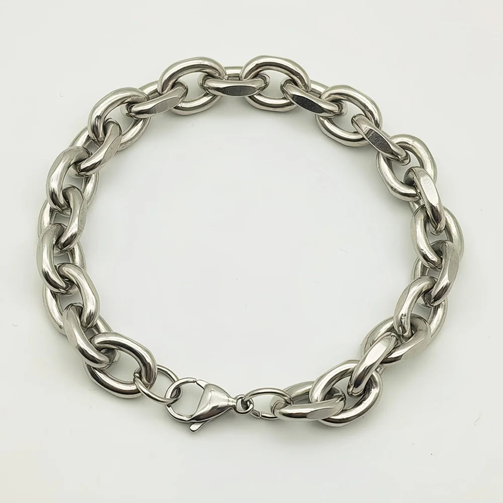 Pulsera Cubana Raw Metal