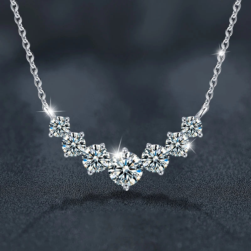 Collar U-Smile Moissanita