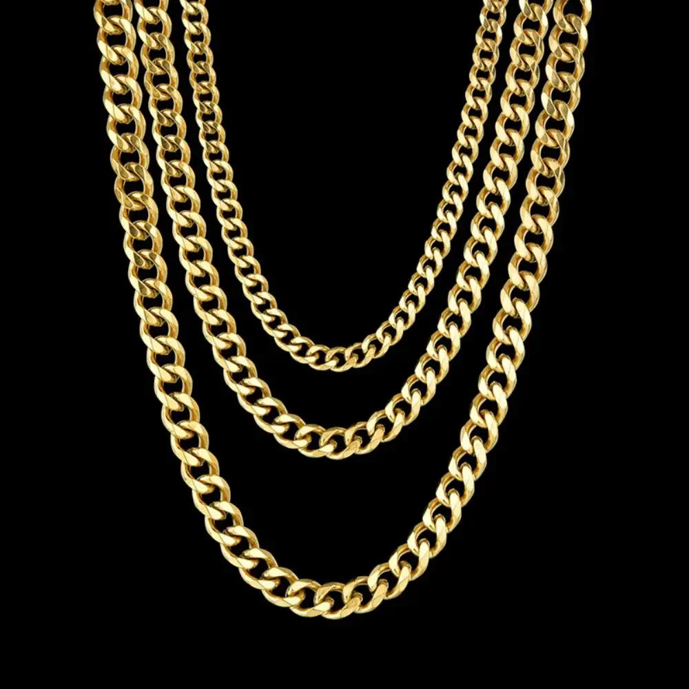 Collar de Cadena Cubana Simple