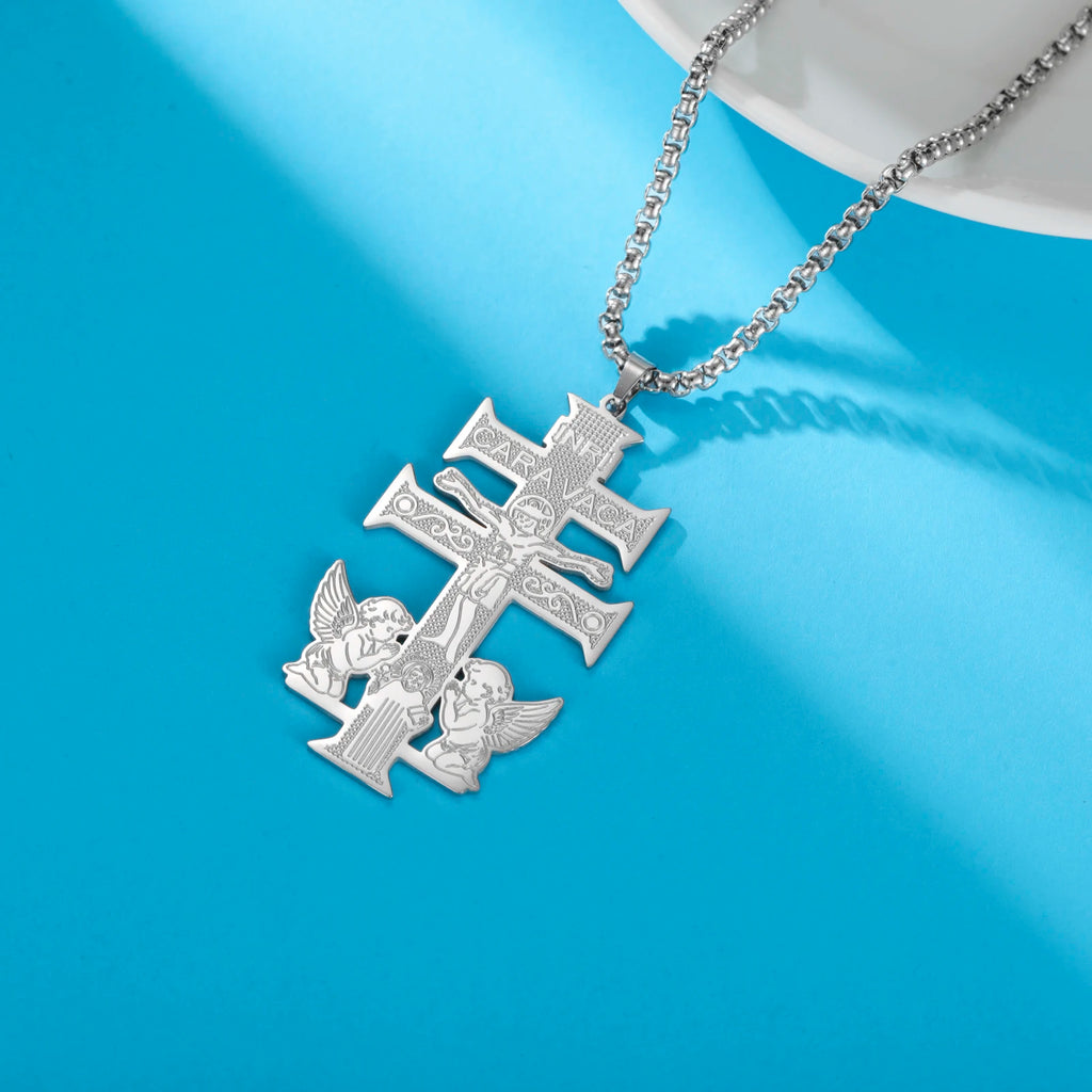 Collar Cruz de Caravaca Amulet