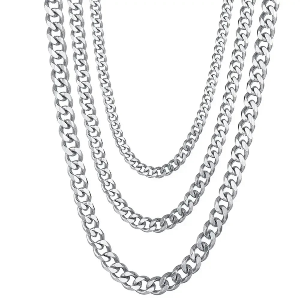 Collar de Cadena Cubana Simple