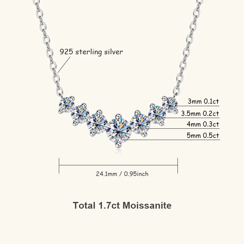 Collar U-Smile Moissanita