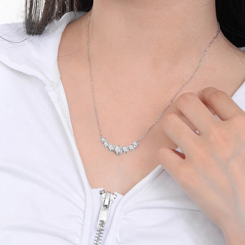 Collar U-Smile Moissanita