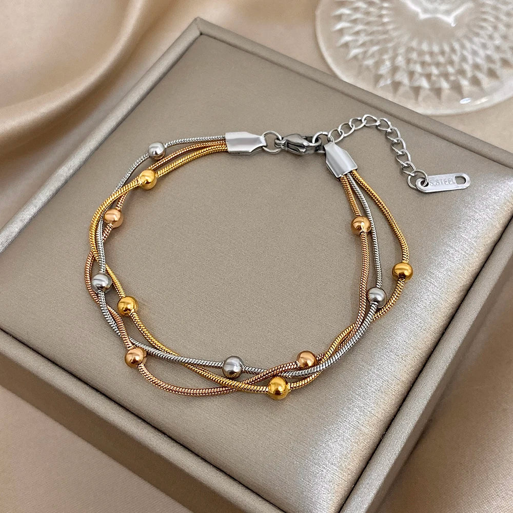 Pulsera Multihilo Bead Layer