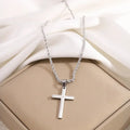 Collar Cross Minimal Rope Chain
