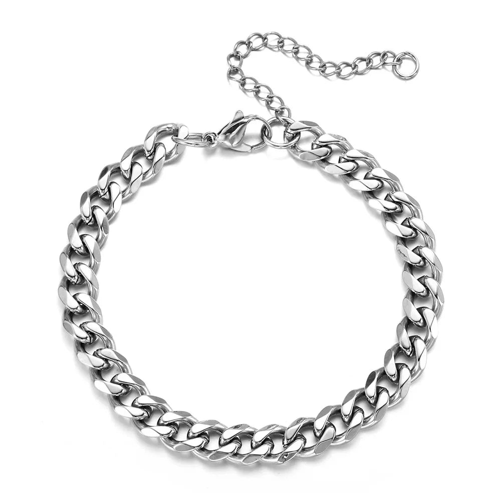 Pulsera Cadena Barbada Cuban Style