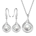 Set Perle Drop (Collar + Pendientes)