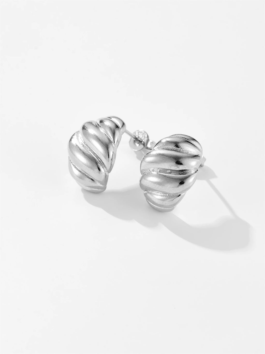 Pendientes Croissant Huggies S925