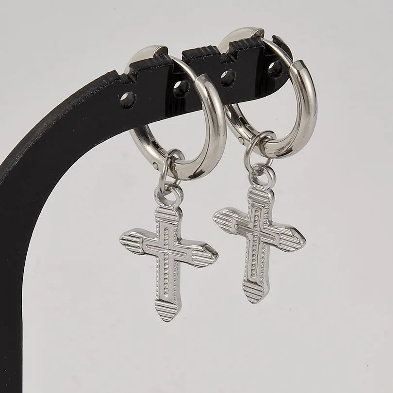 Set Collar o Pendientes Cruz