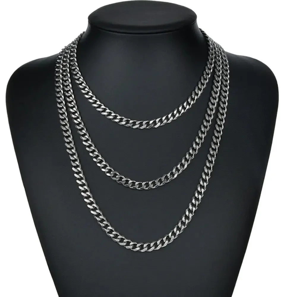 Collar de Cadena Cubana Simple