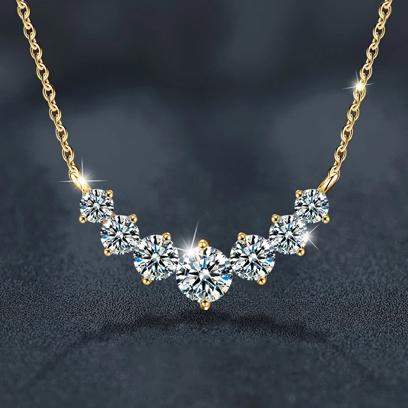Collar U-Smile Moissanita