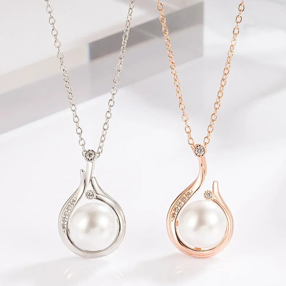 Set Perle Drop (Collar + Pendientes)