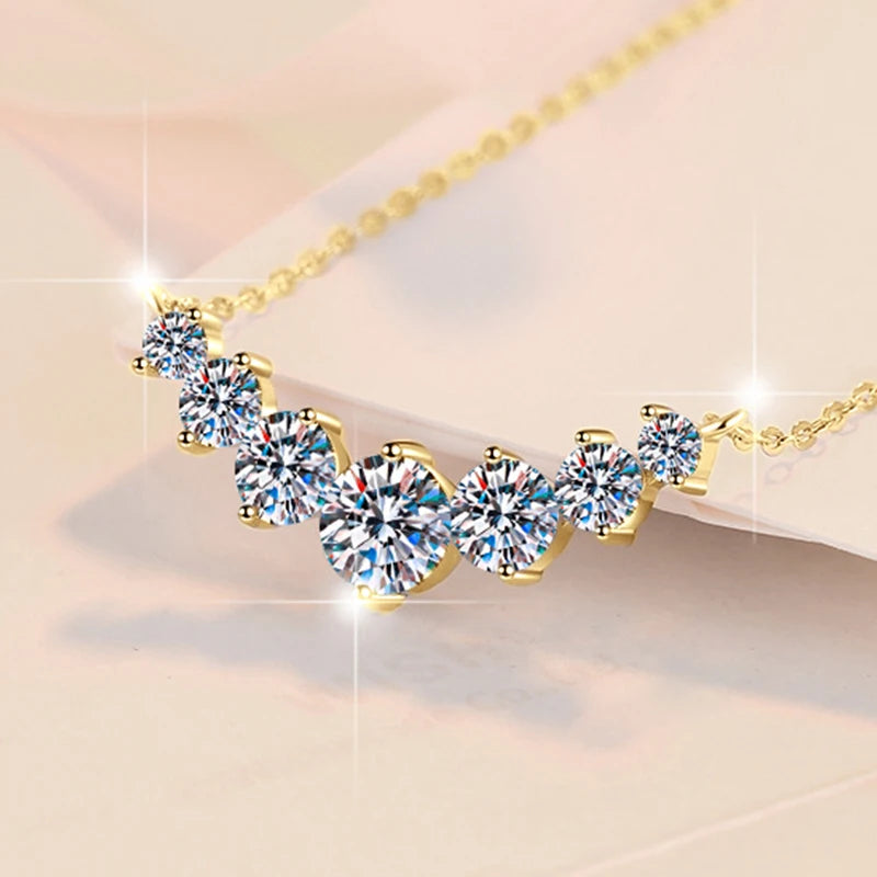 Collar U-Smile Moissanita