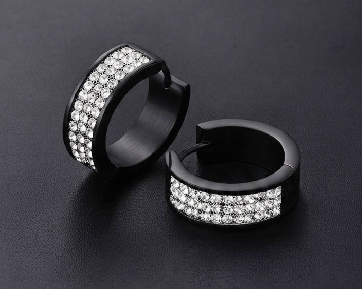 Argollas Nocturnas Pavé